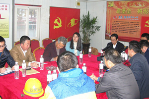 市建管局領導到濱海1號工地黨支部調研黨建工作